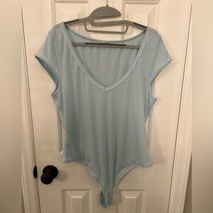NWOT Free People Intimately Free People Size XL Light Blue Bodysuit